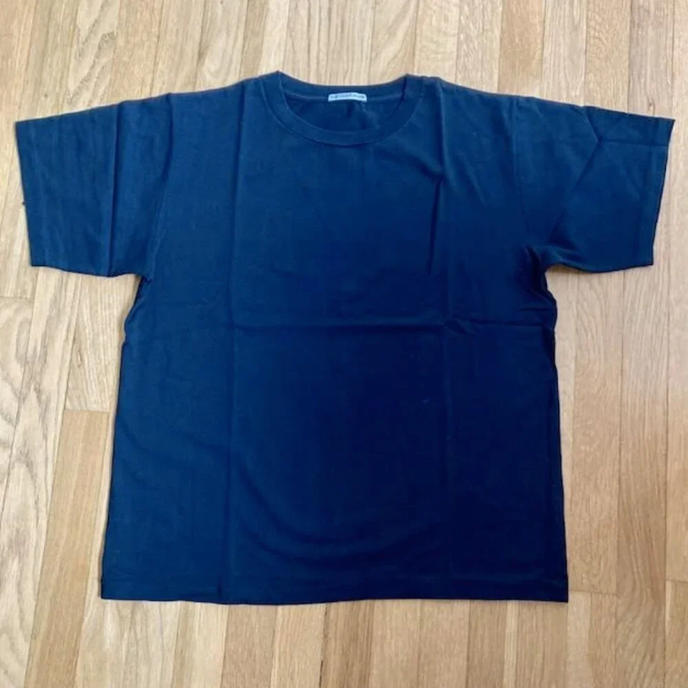 NWOT MEN'S BLACK SUPOMA CREW NECK T-SHIRT SIZE L - Picture 3 of 4